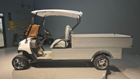 Voiturette de golf utilitaire électrique BFF Kepler Lithium 72V homologuée pour la route, mini-chariot surélevé avec feux arrière, idéale pour le tourisme et la chasse