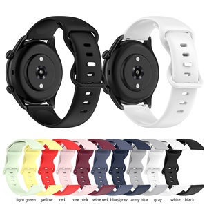 Correa de silicona con la misma hebilla para reloj Huami <span class=keywords><strong>Amazfit</strong></span> GTS3/GTS2/GTS2 <span class=keywords><strong>MINI</strong></span>/BIP3/ <span class=keywords><strong>bip</strong></span> <span class=keywords><strong>U</strong></span>/<span class=keywords><strong>BIP</strong></span> 1S, 20mm/22mm - Product Image 2
