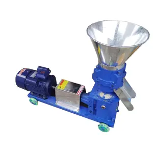 Animal poultry fish pig cattle cow sheep chicken duck feed pellet making machine small feed pellet machine for sale