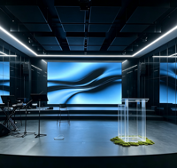 Layar LED Modular TOPvision 500x500 500x1000 untuk Sewa Indoor Outdoor, Layar Panggung untuk Seminar Perusahaan, Acara Summit