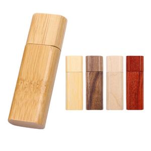 Memoria USB 2.0 con Acabado de Madera de Nogal, Arce y Bambú, Unidad Flash de Madera y Cristal para Negocios, Opciones de 4GB, 8GB, 16GB, 32GB y 64GB - Product Image 1