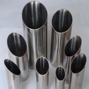 Tuyaux en acier inoxydable <span class=keywords><strong>Tube</strong></span> creux en acier inoxydable Astm rond sans couture 304 En 4301 Bord fendu/Bord de moulin - Product Image 5