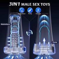 Anneaux péniens vibrants étanches à commande par application, avec aspiration puissante, 6 anneaux en silicone, masturbateurs électroniques masculins