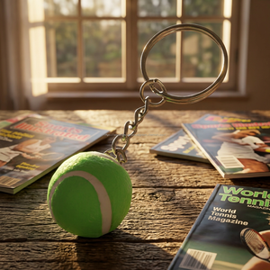 Colorful Tennis Ball Keychain <b>Keyring</b> 3D <b>Mini</b> Tennis Ball Key Chains for Women Kids Bag Charm Tennis Games Fans Gifts Sports - Product Image 1