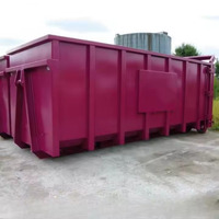 Conteneur à benne relevable empilable pour métaux de rebut, avec logo d'entreprise personnalisable par peinture couleur, pour la vente en gros