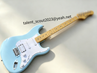 Factory Direct OEM Guitar Glossy Professional Solid Wood Maple Neck ST Electric Guitar With Wholesale