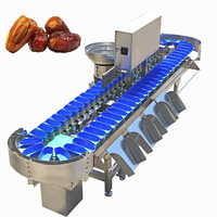 Dadelpalm Jujube Maïs Citrusgarnaal Automatisch Gewicht Tomatenkers Maïs Aardappelsorteermachine