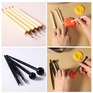 Offres Spéciales Amazon : <span class=keywords><strong>Kit</strong></span> d'Outils Essentiels pour la <span class=keywords><strong>Sculpture</strong></span> Céramique, Couteau à Modeler la Pâte Polymère, Outils pour Débutants - Product Image 4