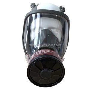 Respirador de cartucho de filtro doble de máscara de gas de cara completa antigas reutilizable industrial para pintar usando - Product Image 2