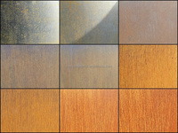 Table de foyer extérieure portable moderne, foyer de patio, bois de chauffage, acier corten de haute qualité, finition rouille, camping, cuisine en plein air