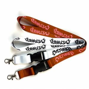 High Quality Black Polyester Staff ID Card Lanyard with Custom Logo Offset Printing Breakaway Safety Neck Strap - Product Image 2