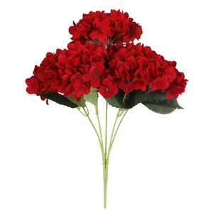 Flor Artificial de Hortensia para Decoración de Bodas, Centro de Mesa, 5 Cabezas, Flor Artificial de Seda Premium para Eventos - Product Image 4