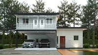 Maison Préfabriquée Moderne de Luxe, Villa en Kit Acier, Maisons Préfabriquées de Chine