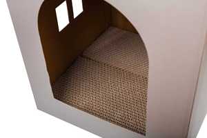 Tùy chỉnh hộp các tông sóng, nhà Mèo dễ dàng để lắp ráp hộp các tông sóng, mèo nhà giường đồ chơi - Product Image 4