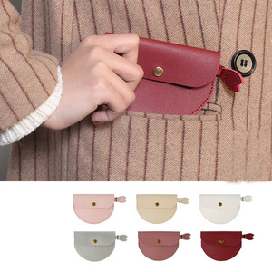 Porte-monnaie/sac de rangement de style coréen, porte-monnaie compact, design minimaliste, pochette pour écouteurs, porte-cartes, porte-rouge à lèvres - Product Image 3