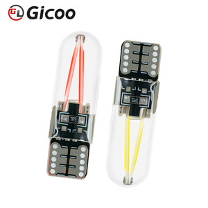 Bombilla de Vidrio COB Gicoo T10 de 2 Lados, 1.5W, 12V, Luz Constante, Lámpara Interior para Auto, Blanca, Blanco Cálido, Azul, Rojo, Verde, Amarillo, Rosa, Azul Hielo - Product Image 2