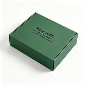 Custom <strong>Vintage</strong> Green <strong>Boxes</strong> Corrugated Shipping Mailer <strong>Clothes</strong> Shoes Packaging Box Eco-Friendly Foldable Paper Box for Gifts - Product Image 5