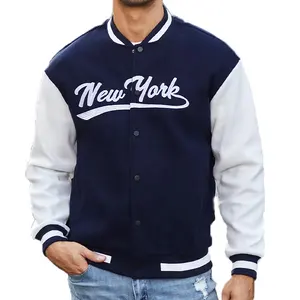 Individuelle Herren/Damen/Jugend Varsity Baseballjacke Sportbekleidung Mantel genäht personalisierte Namensnummer