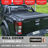 La mejor camioneta retráctil Roll N Lock Cover tapa de aluminio para bañera protector de cama de maletero para Ford Ranger 2023 gran oferta plegable