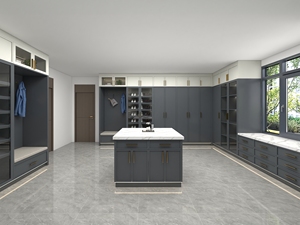 Armoires intégrées contemporaines autoportantes haut de gamme pour les espaces multifonctionnels dans la cuisine, la blanchisserie et les hôtels - Product Image 6