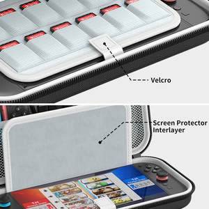 Индивидуальные производители чехлов для Nintendo Switch 2, Жесткая Сумка для путешествий с держателем аксессуаров для видеоигр - Product Image 5