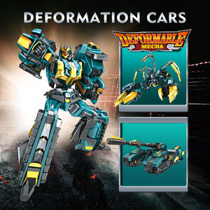 Funzione di assemblaggio di robot trasformabili robot deformabili per autocarro antincendio giocattoli per costruzione di carri armati - Product Image 5