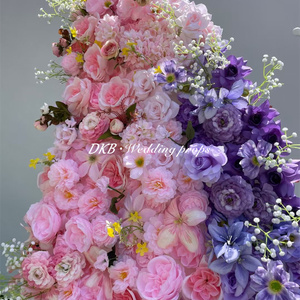 Gigante hecho a mano mariposa flor decoración Flor Mariposa pared mariposa Floral arco boda telón de fondo decoraciones de escenario - Product Image 5