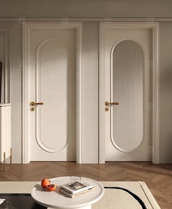 Modern Retro <strong>Interior</strong> French Wooden <strong>Doors</strong> High Quality Waterproof Solid Wood for Houses Bedrooms Hotels Villas Hospitals - Product Image 2