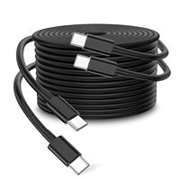 Harga Grosir Pabrik Kabel TPE Tipe C ke Tipe C 1M 2M 3M Kabel Pengisian Cepat Kustomisasi Kabel Data PD untuk Laptop untuk iPhone