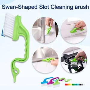 Cepillo para platos de nailon de grado <span class=keywords><strong>industrial</strong></span>, soporte para botellas de fregador de ollas en ángulo recto, cepillo de limpieza de cocina personalizable, producto OEM - Product Image 5