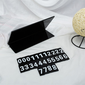 Acrylic Date Tag Rectangle Reusable Cake <b>Shop</b> Display <b>Sign</b> 0.5cm Thick 200g China Origin - Product Image 2