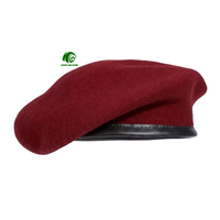 Béret tactique personnalisé avec logo, 100% laine, style français, pour hommes et femmes, randonnée, tourisme, sécurité extérieure, matériau de qualité supérieure