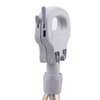 Ampputdoor – bâtons de trekking réglables et multifonctionnels, bâtons de marche pliants à quatre pieds en aluminium avec chaise pliable