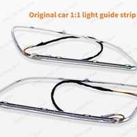 Pour Mercedes-Benz CLA C118 GLA W176 W117 W156, kit d'éclairage d'ambiance LED pour bouches d'aération de voiture, 12/64 couleurs, pièce auto
