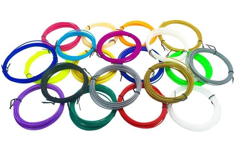 100% биоразлагаемая нить для 3D-принтера, нить для 3D-принтера, abs, различные цвета, 1,75 мм