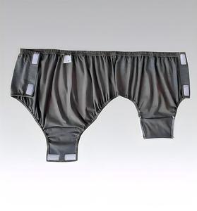 Pantaloni Unisex in Cotone per Anziani con Apertura a Strappo, Design a Due Pezzi per Pazienti Allettati con Incontinenza - Product Image 2