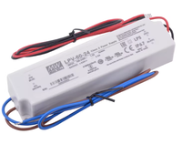 Alimentation à découpage Mean Well LPV-20/35/60/100/150 220V vers 24V/12V, transformateur LED étanche