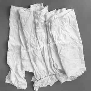 Trapos de Algodón Blanco 100% para Uso Industrial, Trapos Absorbentes de Aceite, Trapos de Algodón Blanco, 10 kg, 5 Bolsas - Product Image 1