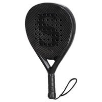 Raquette de padel professionnelle 2026 OEM de haute qualité avec logo personnalisé 3D, en fibre de carbone 24K, noyau en fibre de verre et EVA, forme diamant, 38 mm, 360 g