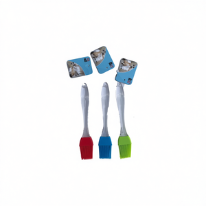MNJ Set di Pennelli in Silicone per Burro 3 Pezzi Rosso Blu Verde Utensile per Pasticceria Confezione da 12 Pezzi - Product Image 1