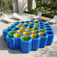 Château gonflable labyrinthe, aire de jeux extérieure pour adolescents, grand équipement de divertissement, jouet multifonctionnel, sûr, durable, en PVC