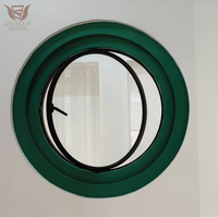 Ventana Circular Giratoria de 360 Grados con Marco de Aleación de Aluminio y Apertura Vertical para Diseño Arquitectónico de Hoteles Modernos