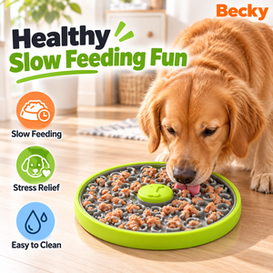 Ciotola Lenta per Cani e Gatti, Personalizzabile, in Materiale TPR Premium, per Alimentazione Lenta e Uso Quotidiano Domestico - Product Image 1