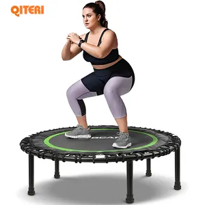 HB Exercise Trampoline with Adjustable for Adults Plus Rebounding Exercise DVD Optional Handle Bar Already Assembled