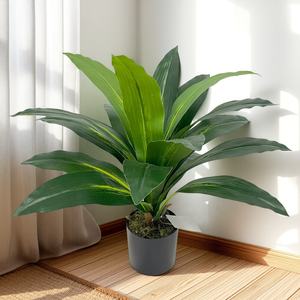 Dracaena Fragrans Bonsái Artificial Tropical con Certificación UV para Interiores/Exteriores, Decoración de Oficina en Maceta, por Proveedor de Fábrica - Product Image 1