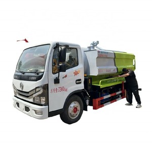 Camión de Succión de Desechos Dongfeng con Tanque de Vacío Pequeño de 6000 Litros y Chorro de Alta Presión para Alcantarillado en Venta - Product Image 4