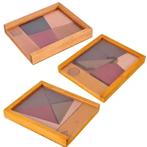 Nuovo Tangram IQ, Puzzle in Legno <span class=keywords><strong>per</strong></span> Bambini, Set <span class=keywords><strong>per</strong></span> <span class=keywords><strong>la</strong></span> Coordinazione Occhio-Mano, Rompicapo Educativo <span class=keywords><strong>per</strong></span> Bambini e Adulti - Product Image 1