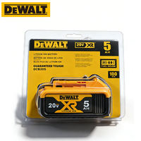 Batterie au lithium DEWALT 20V XR 5.0Ah, batterie industrielle longue durée, adaptée aux outils électriques sans fil, alimentation de secours