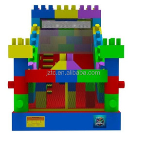 Tongcai สไลเดอร์เป่าลม PVC แบบเป่าลมพกพาใช้ในเชิงพาณิชย์สำหรับบ้านบ้านและปราสาทเดินพระจันทร์แบบคอมโบสไลด์ - Product Image 3