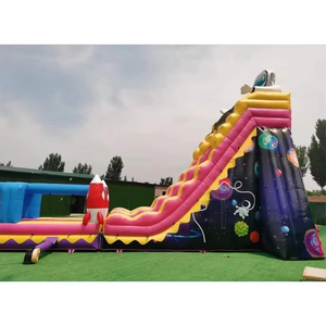 Grande piscine gonflable géante personnalisée toboggan Rocket toboggan gonflable pour parc aquatique toboggan gonflable pour l'extérieur commercial - Product Image 3